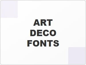 Luxury Art Deco Fonts Inspired by April Fatface