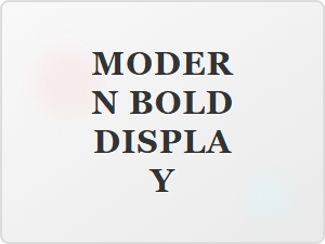Bold Display Typefaces with Vintage Charm Like Abril Fatface